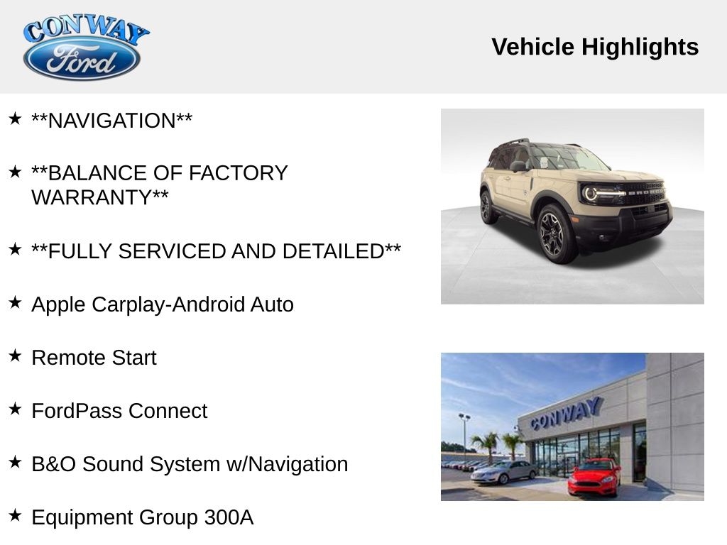 Ford Bronco Sport Outer Banks 2025