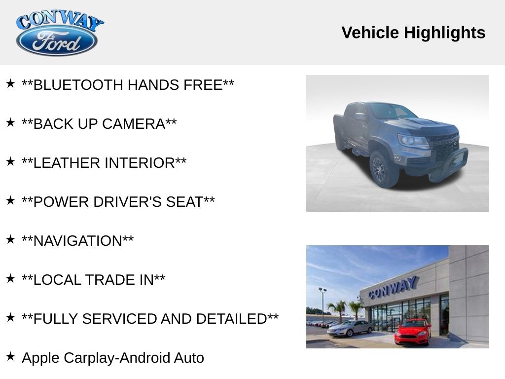 Chevrolet Colorado ZR2 Crew Cab Short Box 4WD 2022