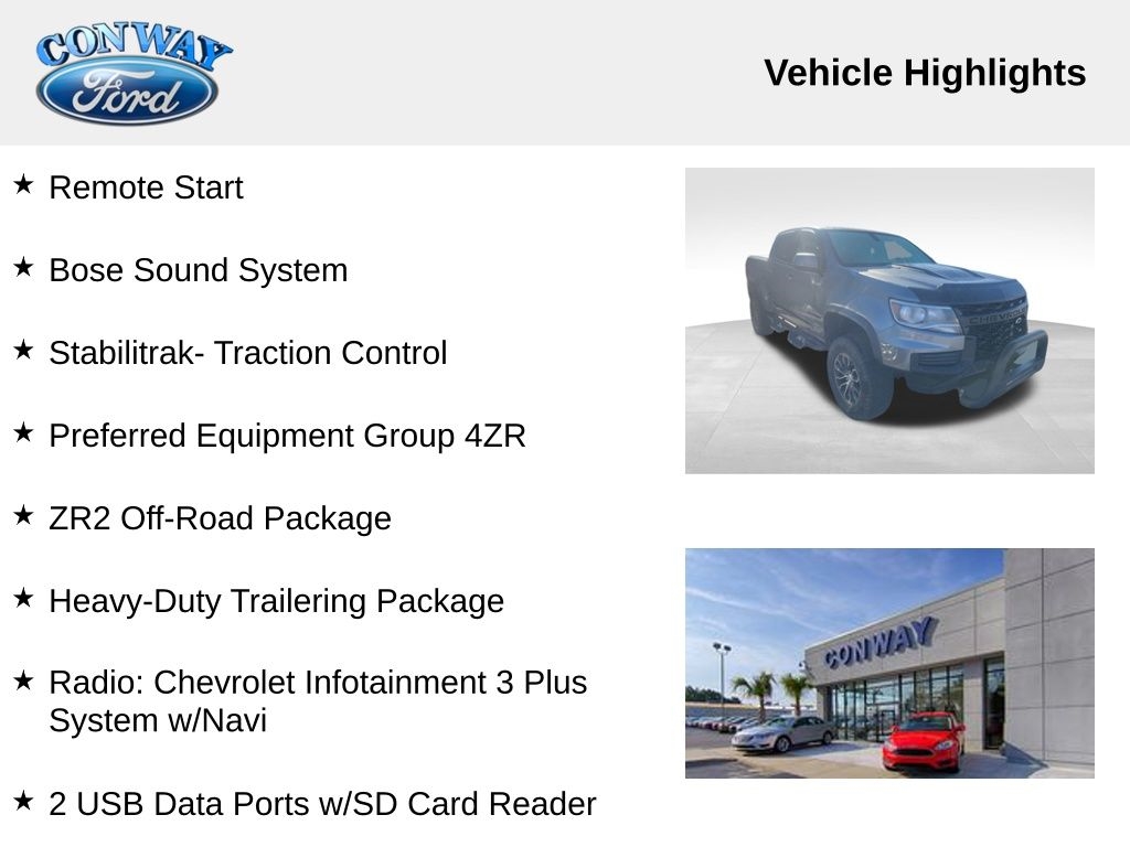 Chevrolet Colorado ZR2 Crew Cab Short Box 4WD 2022