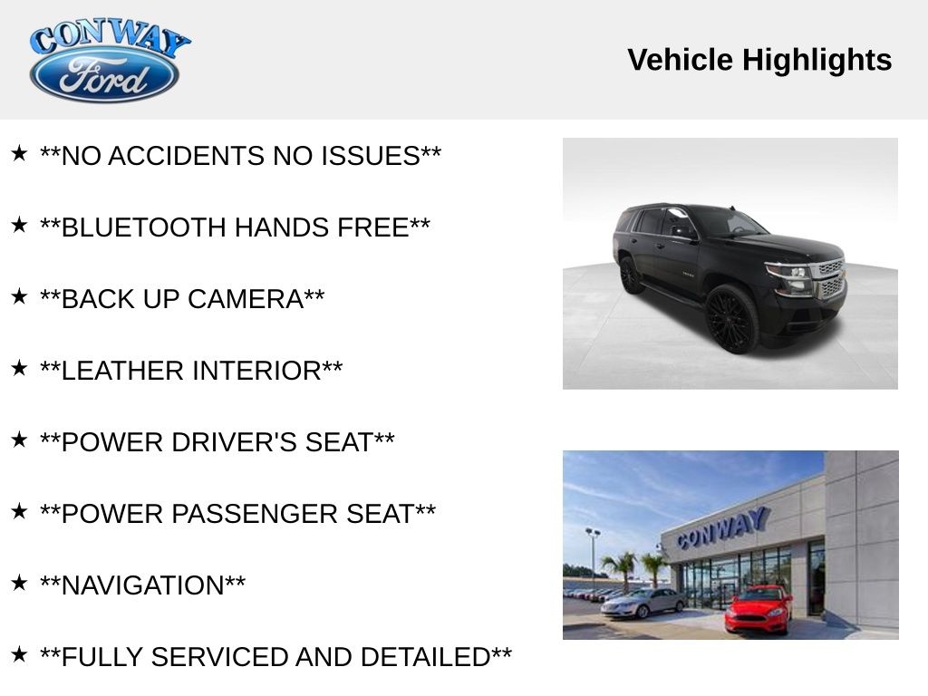 Chevrolet Tahoe LT 4WD 2017