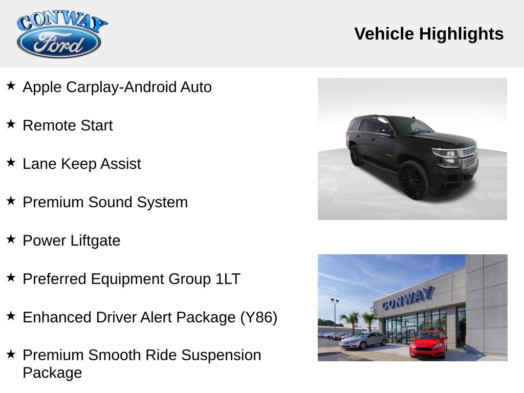 Chevrolet Tahoe LT 4WD 2017