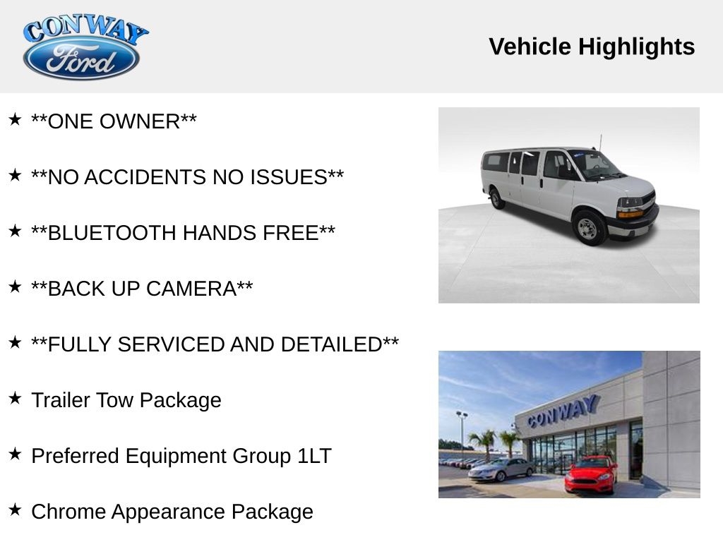 Chevrolet Express LT 3500 Extended 2017