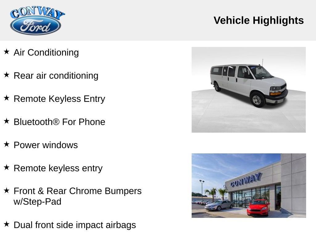 Chevrolet Express LT 3500 Extended 2017