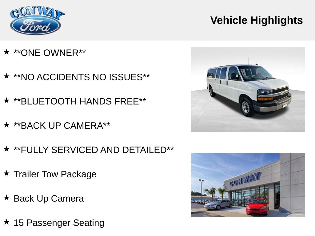 Chevrolet Express LT 3500 Extended 2017