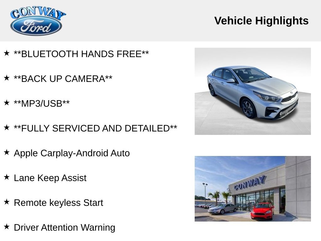 Kia Forte FE 6M 2019