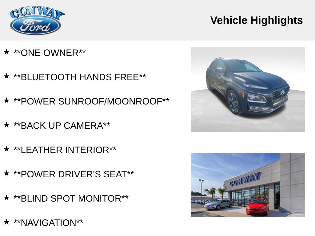 Hyundai Kona Ultimate 2019