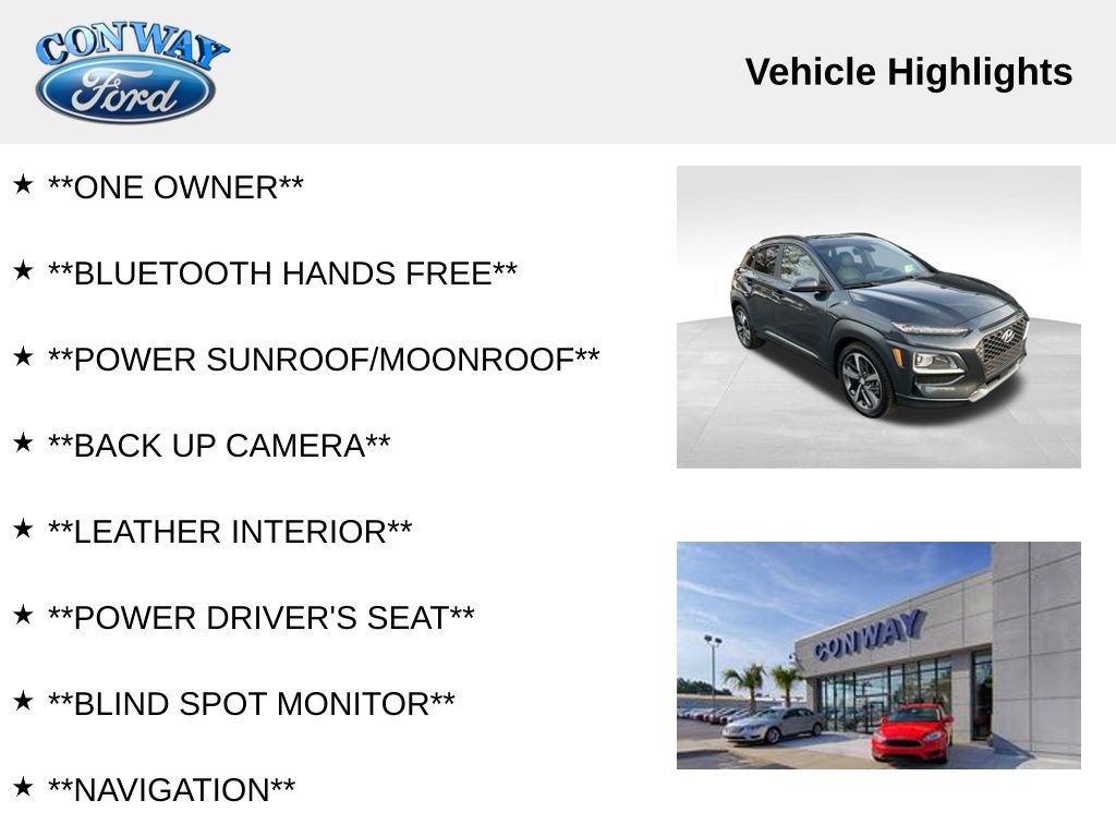 Hyundai Kona Ultimate 2019