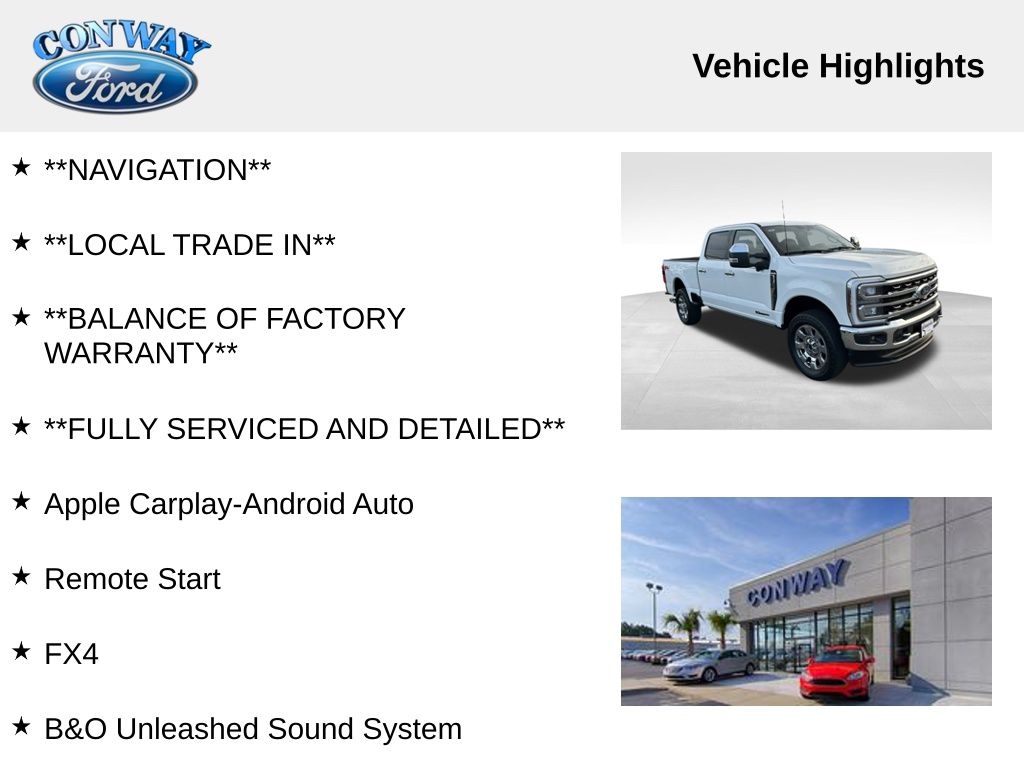 Ford F-350 SD King Ranch Crew Cab Long Bed 4WD 2024