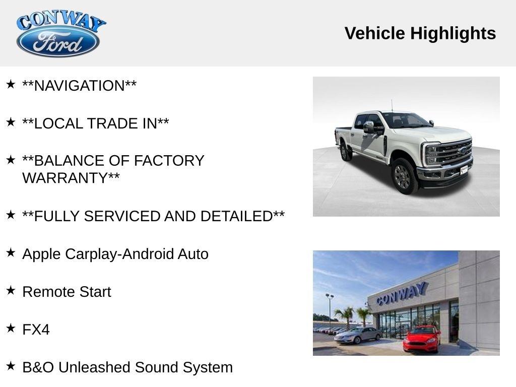 Ford F-350 SD King Ranch Crew Cab Long Bed 4WD 2024