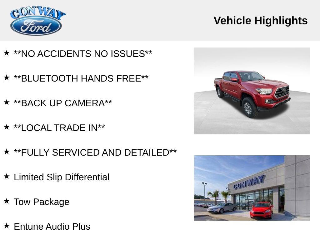 Toyota Tacoma SR5 Double Cab Long Bed V6 6AT 2WD 2019