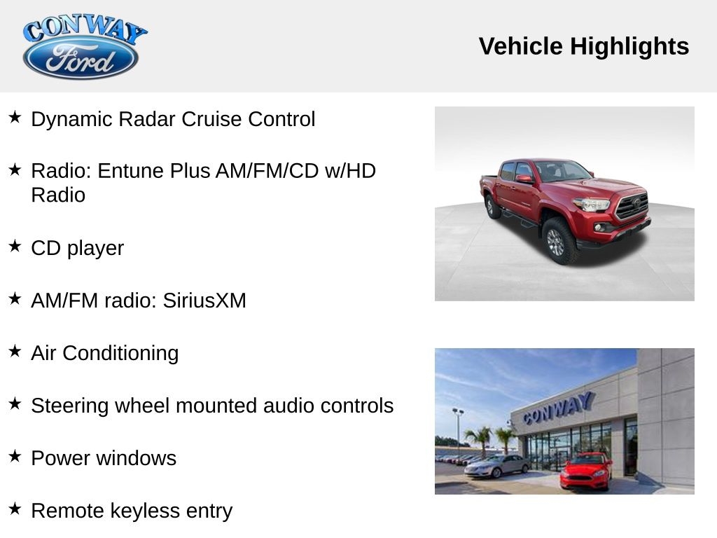 Toyota Tacoma SR5 Double Cab Long Bed V6 6AT 2WD 2019