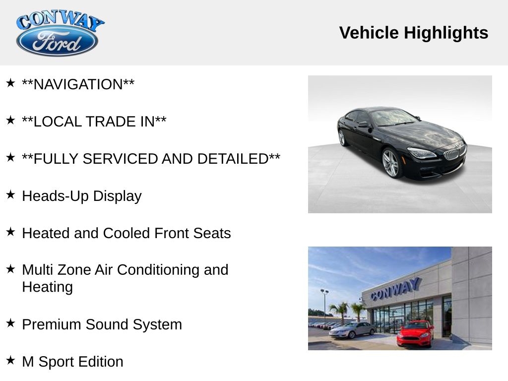 BMW 6-Series Gran Coupe 650i 2016