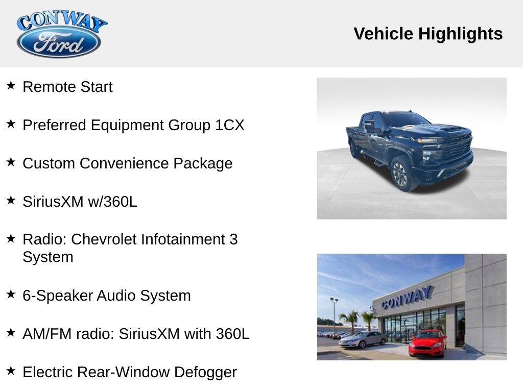 Chevrolet Silverado 2500HD Custom Crew Cab Short Box 4WD 2024