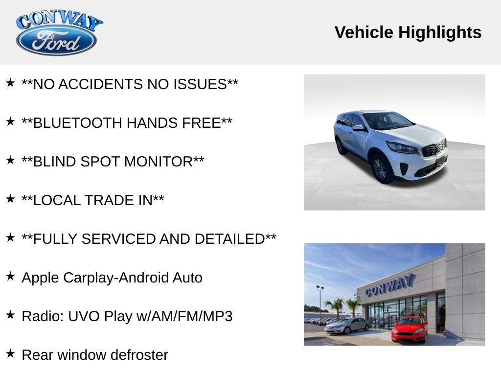 Kia Sorento LX AWD 2019