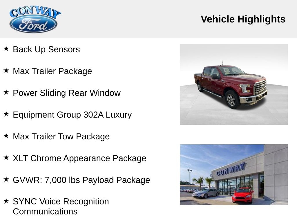 Ford F-150 XL SuperCrew 5.5-ft. Bed 4WD 2015