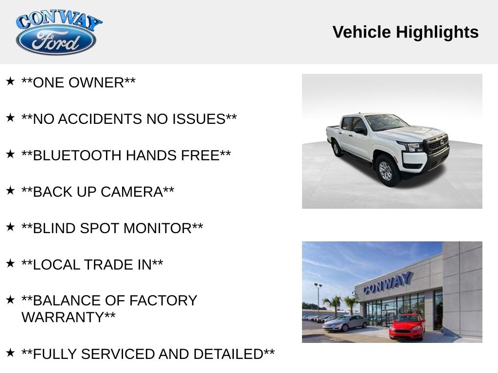 Nissan Frontier S Crew Cab 2WD 2025