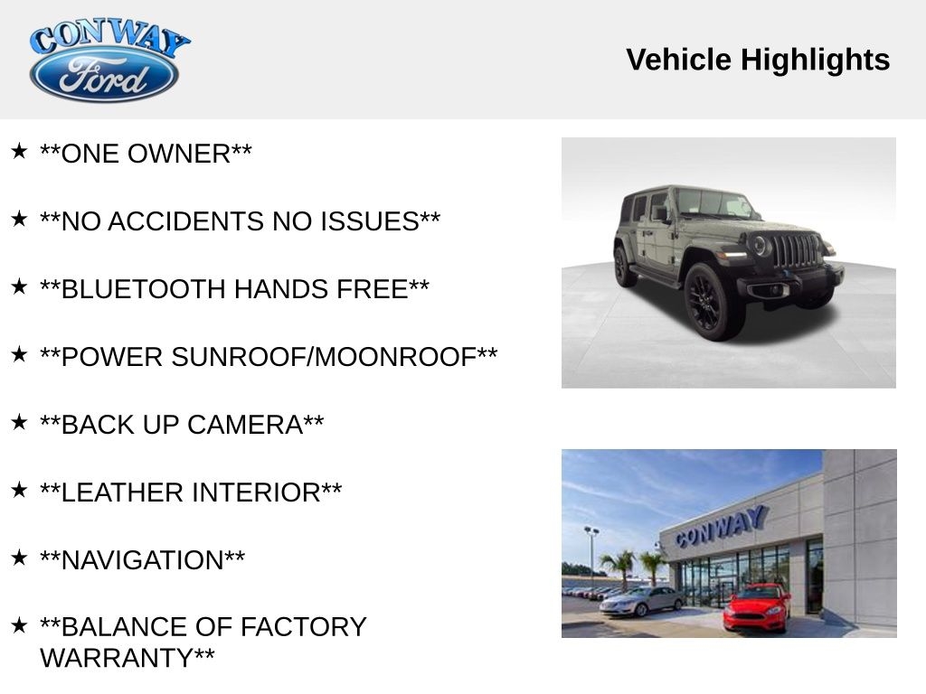 Jeep Wrangler 4xe Unlimited Sahara 2023