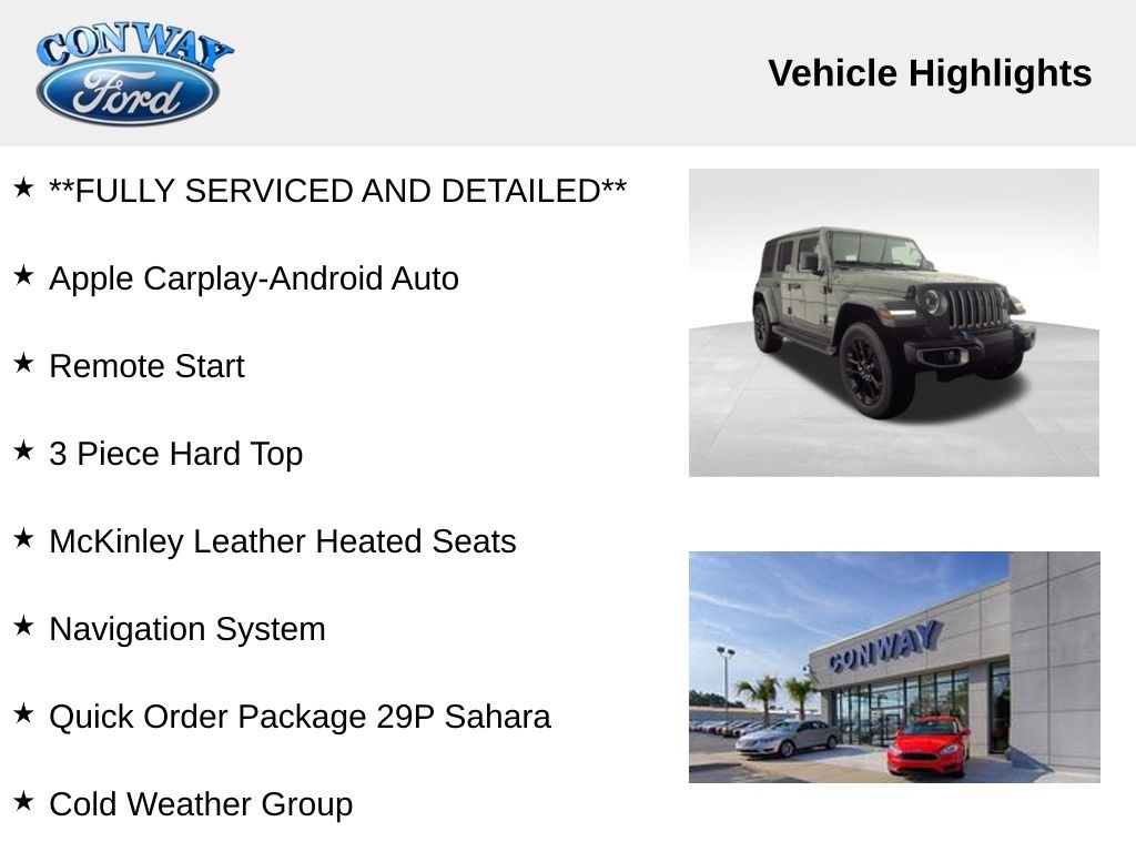 Jeep Wrangler 4xe Unlimited Sahara 2023