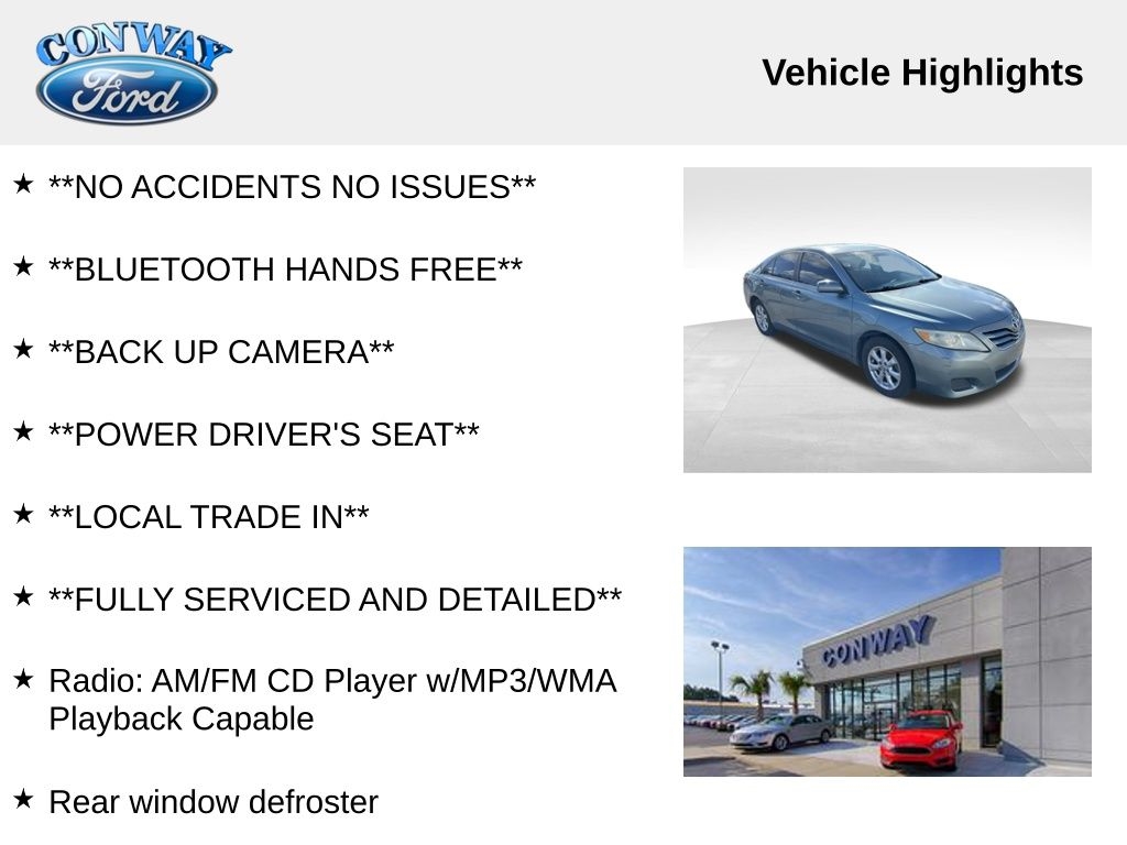 Toyota Camry Base 6-Spd AT 2011