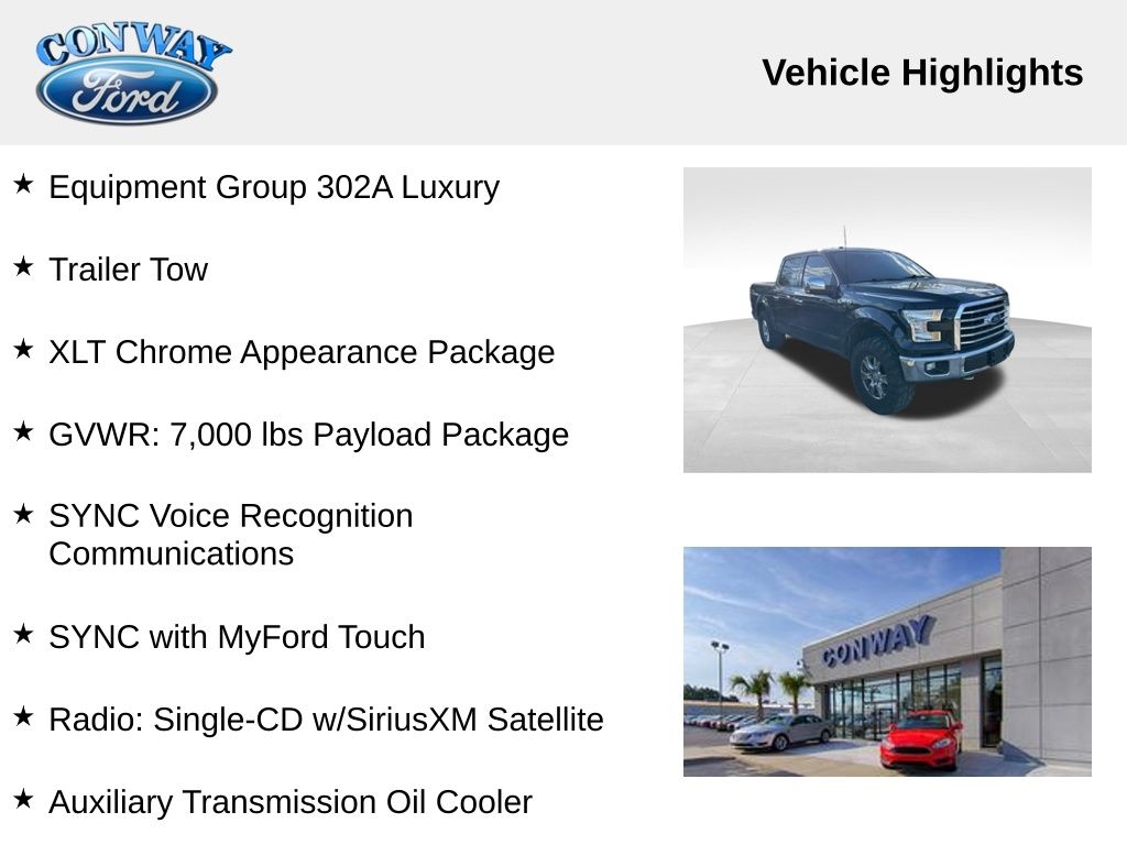 Ford F-150 XL SuperCrew 5.5-ft. Bed 4WD 2015