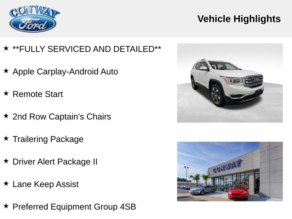 GMC Acadia SLT-2 FWD 2018