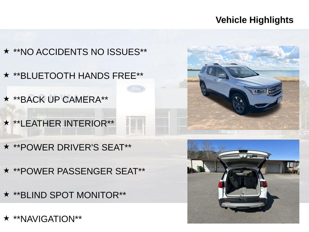 GMC Acadia SLT-2 FWD 2018