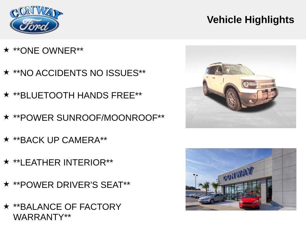 Ford Bronco Sport Big Bend 2025