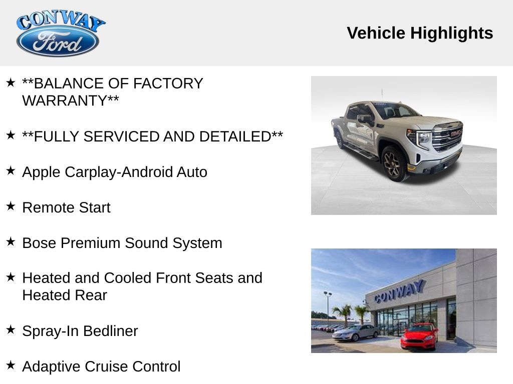 GMC Sierra 1500 SLT Crew Cab 4WD 2023