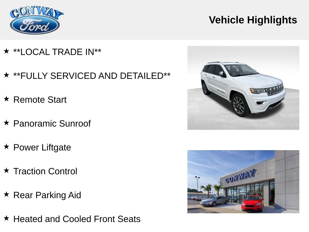 Jeep Grand Cherokee Overland 2WD 2017