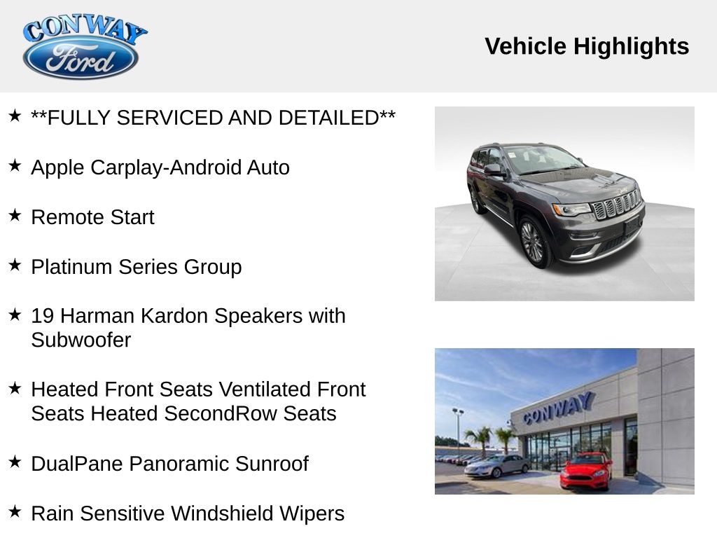 Jeep Grand Cherokee Summit 4WD 2018