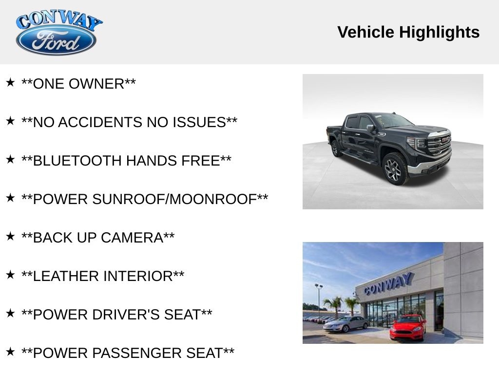 GMC Sierra 1500 SLT Crew Cab 4WD 2022