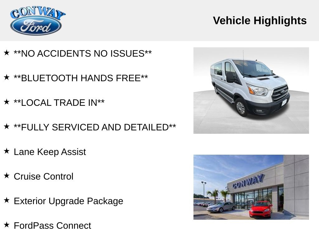 Ford Transit 250 Van Low Roof w/Sliding Pass. 130-in. WB 2020