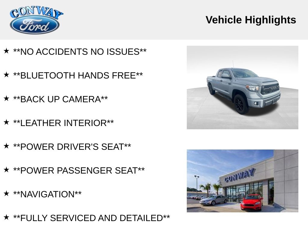 Toyota Tundra SR5 5.7L V8 Double Cab 4WD 2017