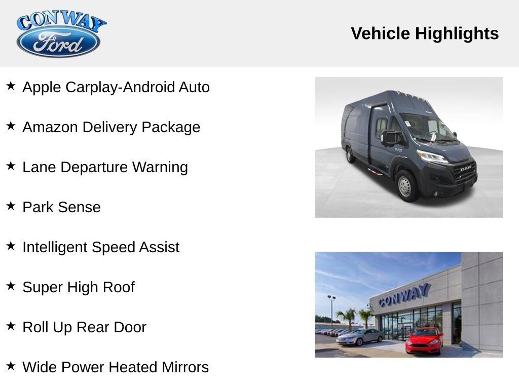RAM ProMaster EV Delivery Van 3500 Super High Roof 159-in. WB Ext 2024