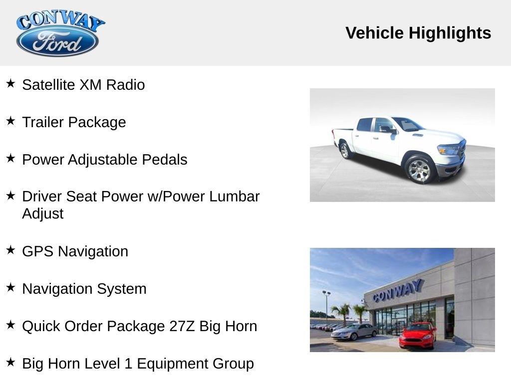 RAM 1500 Big Horn Crew Cab SWB 2WD 2020