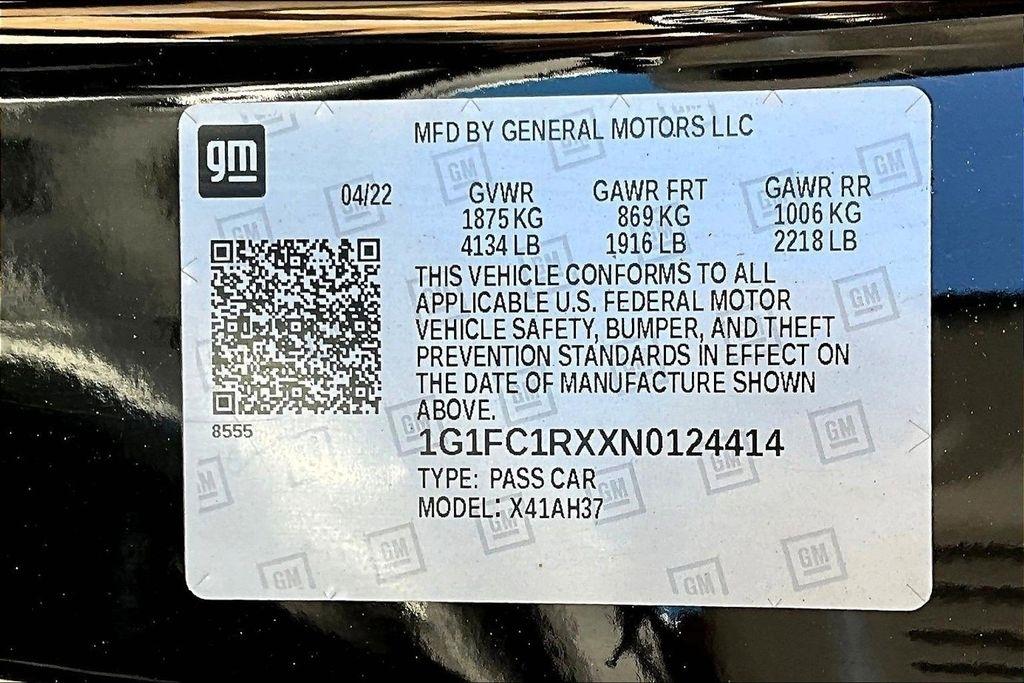 Chevrolet Camaro 2LT Coupe 6M 2022