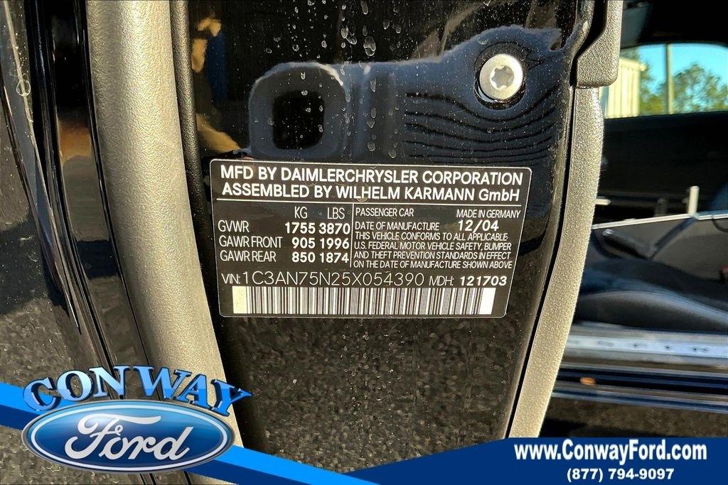 Chrysler Crossfire SRT-6 Roadster 2005