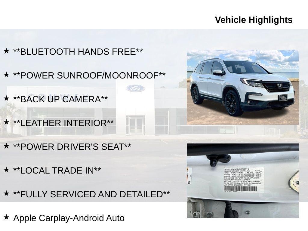 Honda Pilot SE 2WD 2022