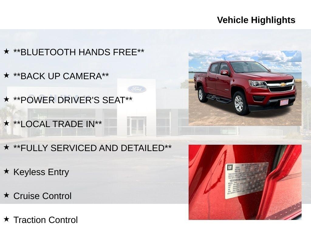 Chevrolet Colorado LT Crew Cab 2WD Long Box 2016