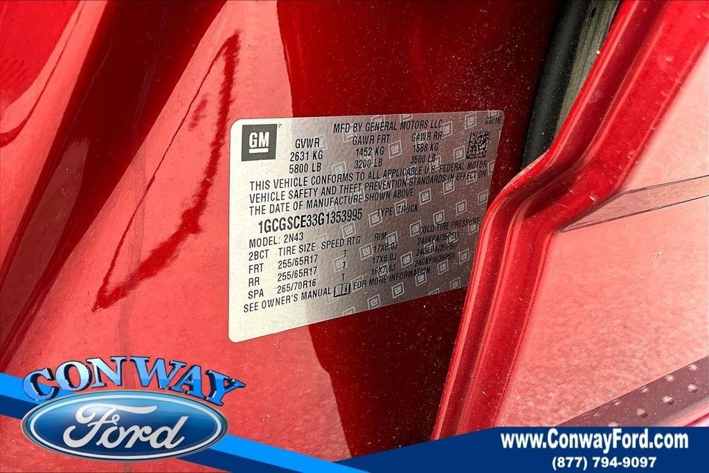 Chevrolet Colorado LT Crew Cab 2WD Long Box 2016