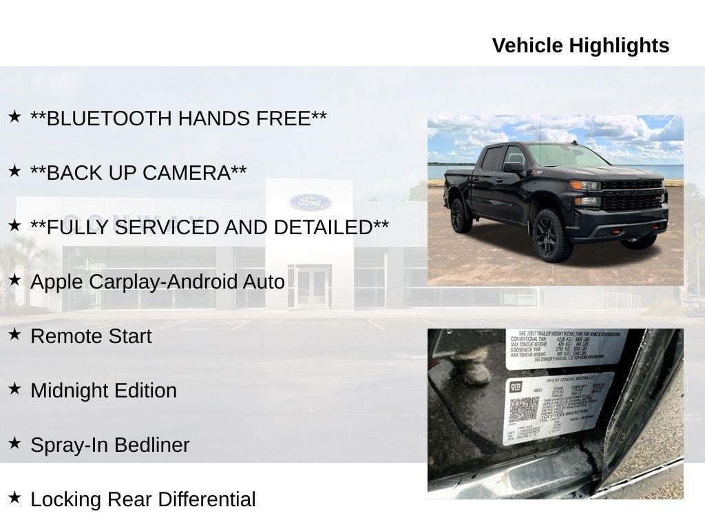 Chevrolet Silverado 1500 Custom Trail Boss Crew Cab Short Box 4WD 2021