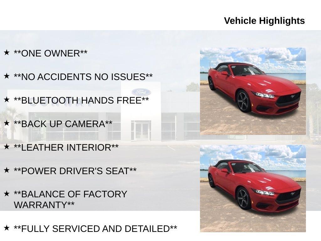 Ford Mustang EcoBoost Premium Convertible 2024