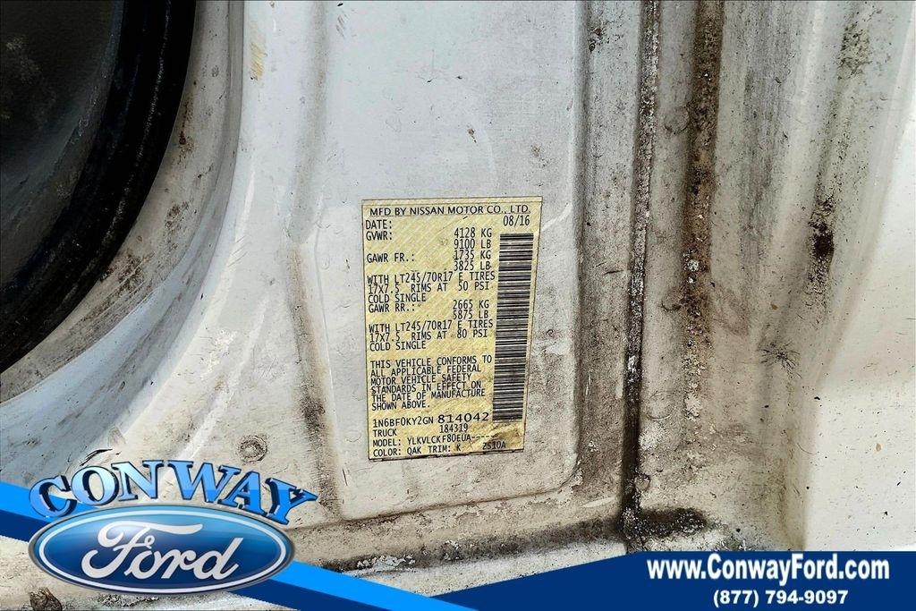 Nissan NV Cargo 2500 HD S V6 2016