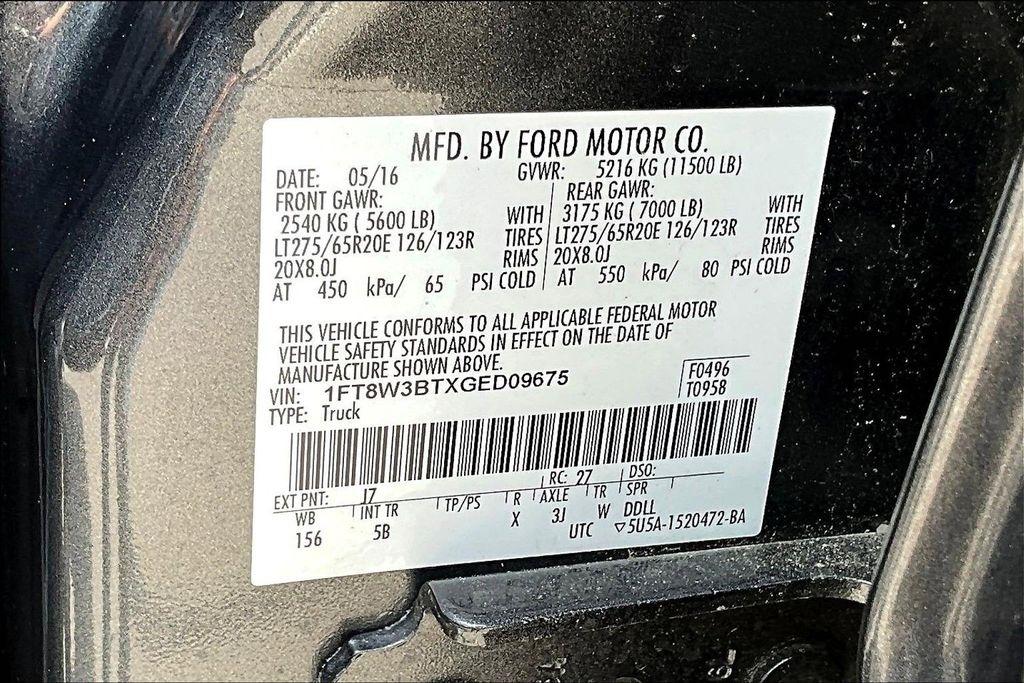 Ford F-350 SD King Ranch Crew Cab Long Bed 4WD 2016