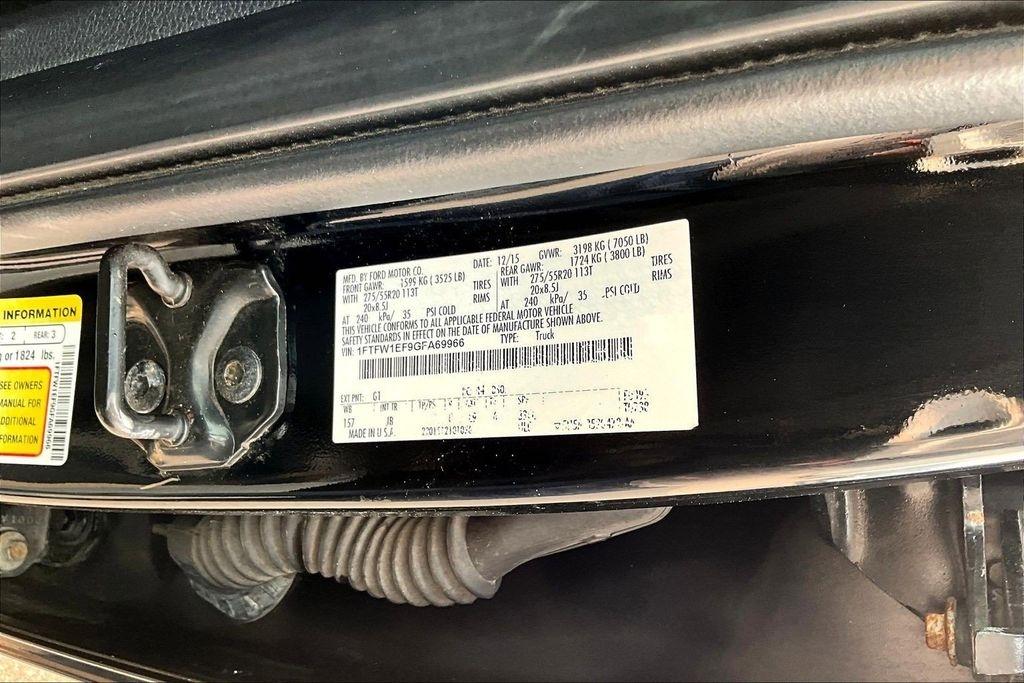 Ford F-150 Lariat SuperCrew 5.5-ft. Bed 4WD 2016