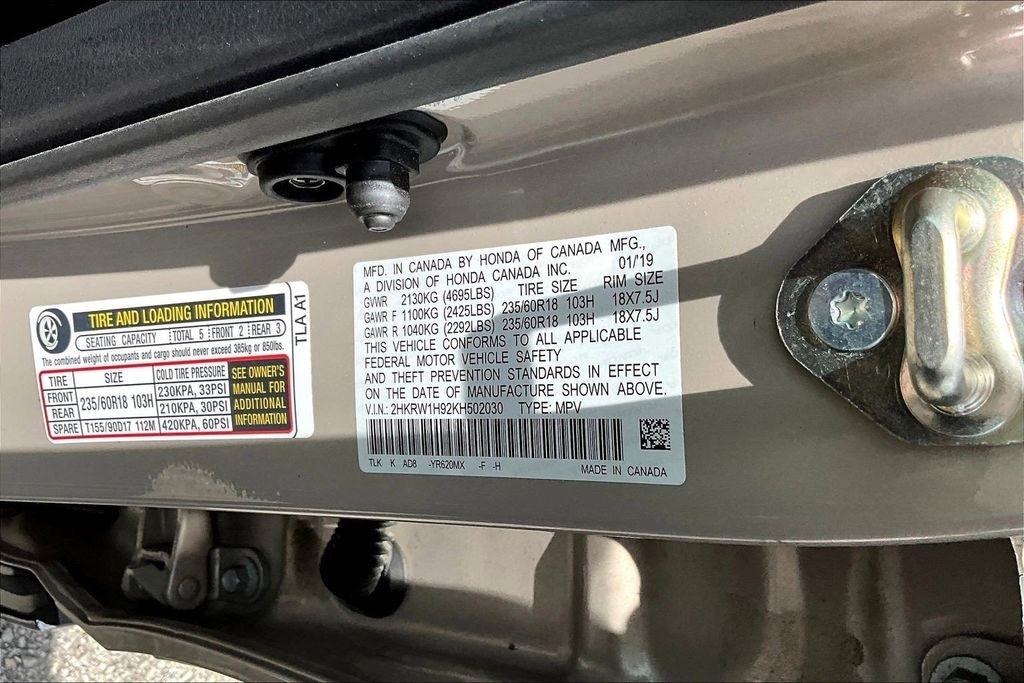 Honda CR-V Touring 2WD 2019