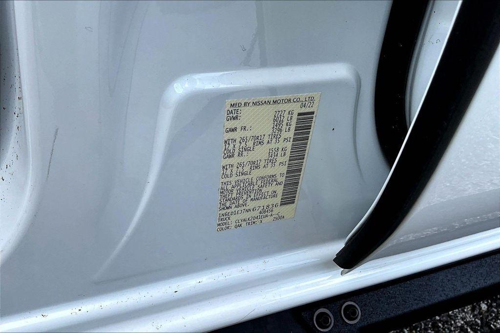 Nissan Frontier S Crew Cab 2WD 2022