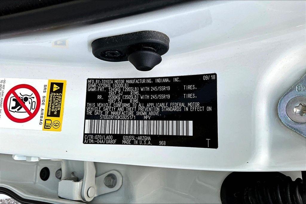 Toyota Highlander Limited AWD V6 2019