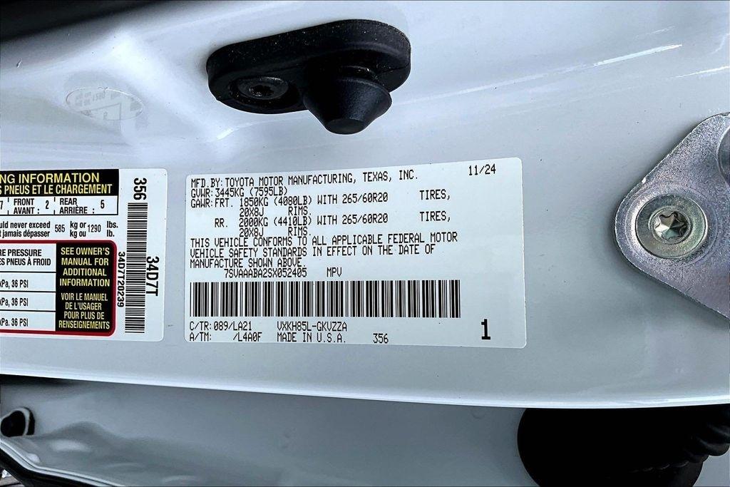 Toyota Sequoia TRD Pro 4WD 2025