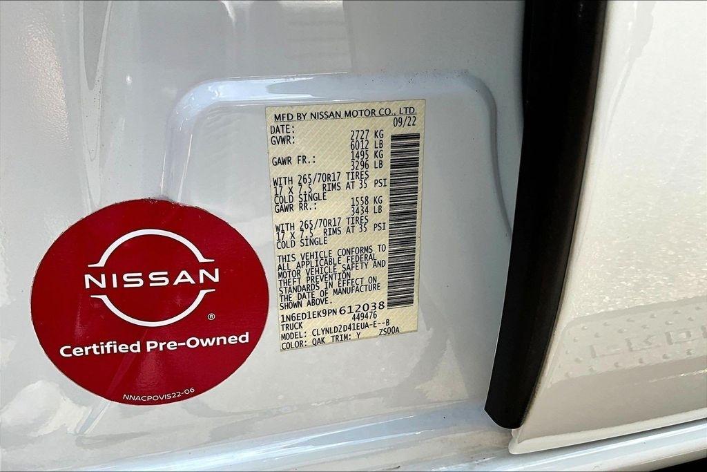 Nissan Frontier S Crew Cab 4WD 2023